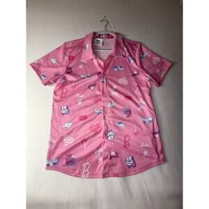 Quad City Storm + Barbie Game Day Pink Shirt Size Large 2024 Mattel